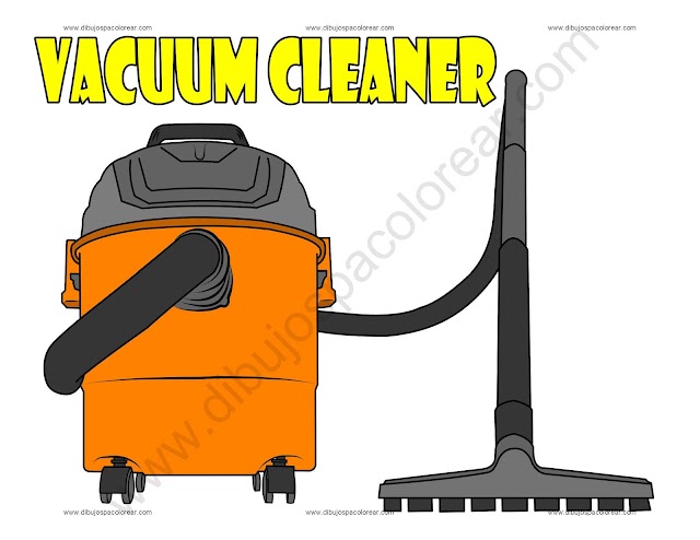 Vacuum Cleaner Cartoon image